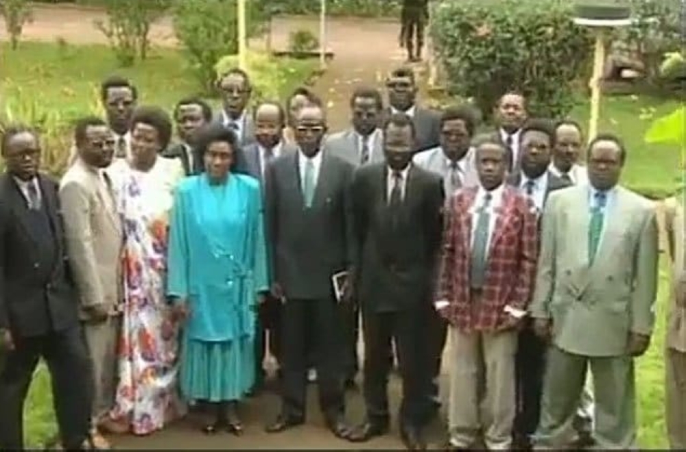 On April 28, 1994, in Paris, France, Jérôme Bicamumpaka, then Minister of Foreign Affairs in the genocidal regime, held a press conference as the Genocide against the Tutsi continued in Rwanda.