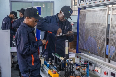 Students during Skills Challenge at IPRC Kigali on Monday, May 5. Photos  by Craish Bahizi