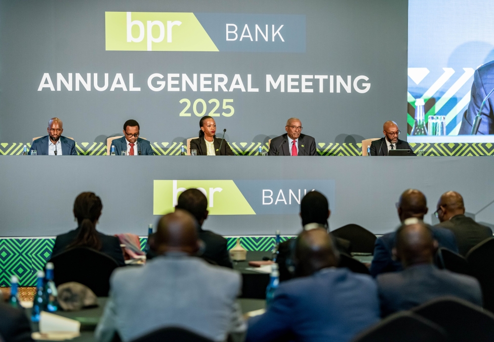 Patience Mutesi, the Managing Director of BPR Bank Rwanda (C) said that BPR Bank Rwanda registered a net profit of Rwf29 billion for the financial year 2024.COURTESY