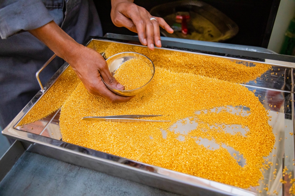 The National Bank of Rwanda  will begin adding gold to its foreign reserves portfolio starting in the next fiscal year. File